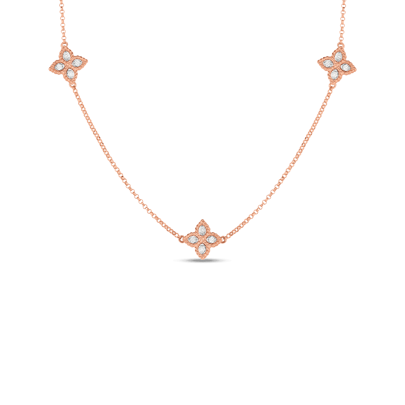 Roberto coin hotsell princess flower necklace
